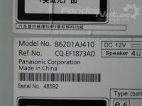 Subaru Outback Radio CD/MD Part code: 86201AJ410
Body type: Universaal
Eng...