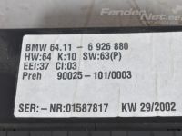 BMW X5 (E53) Heating / cooling controller Part code: 64116927898
Body type: Maastur