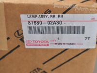 Toyota Corolla 2013-2019 Rear lamp, right Part code: 81580-02A30
Body type: Sedaan
Additi...