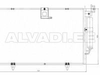 Lexus RX 1997-2003 air conditioning radiator