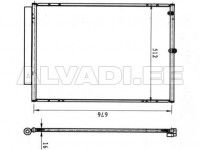 Lexus RX 2003-2009 air conditioning radiator