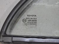 Toyota Avensis (T25) 2003-2008 Fixed door window, right (rear) (sedan &  L/B) Part code: 68123-05050
