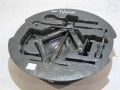 Hyundai i30 Spare wheel cover Part code: 091101C000
Body type: 5-ust luukpära