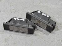Peugeot 307 2001-2009 number plate lights Part code: 9635678580