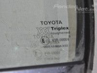Toyota Avensis (T22) 1997-2003 Fixed Door window, left (rear) (sedan) Part code: 68124-05040