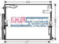 Toyota Land Cruiser 100 1998-2007 air conditioning radiator