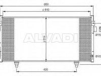 Subaru Forester 2008-2013 air conditioning radiator