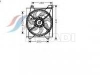 Kia Rio (JB) 2005-2011 RADIAATORI VENTILAATOR
