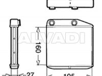 Fiat Grande Punto 2005-2018 SOOJENDUSRADIAATOR