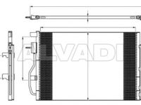 Chevrolet Trax 2012-2022 air conditioning radiator