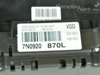 Volkswagen Sharan Combi-instrument (diesel)(aut.) Part code: 7N0920870L
Body type: Mahtuniversaal...