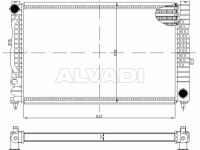 Audi A4 (B5) 1994-2001 JAHUTUSRADIAATOR
