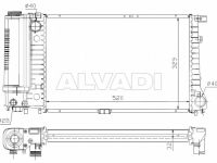 BMW 5 (E34) 1987-1996 JAHUTUSRADIAATOR