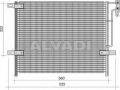 BMW 3 (E46) 1998-2007 air conditioning radiator