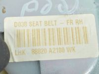 Front seat belt, right Kia Cee'd / 01.2012-12.2018
Part code: 88820A21...